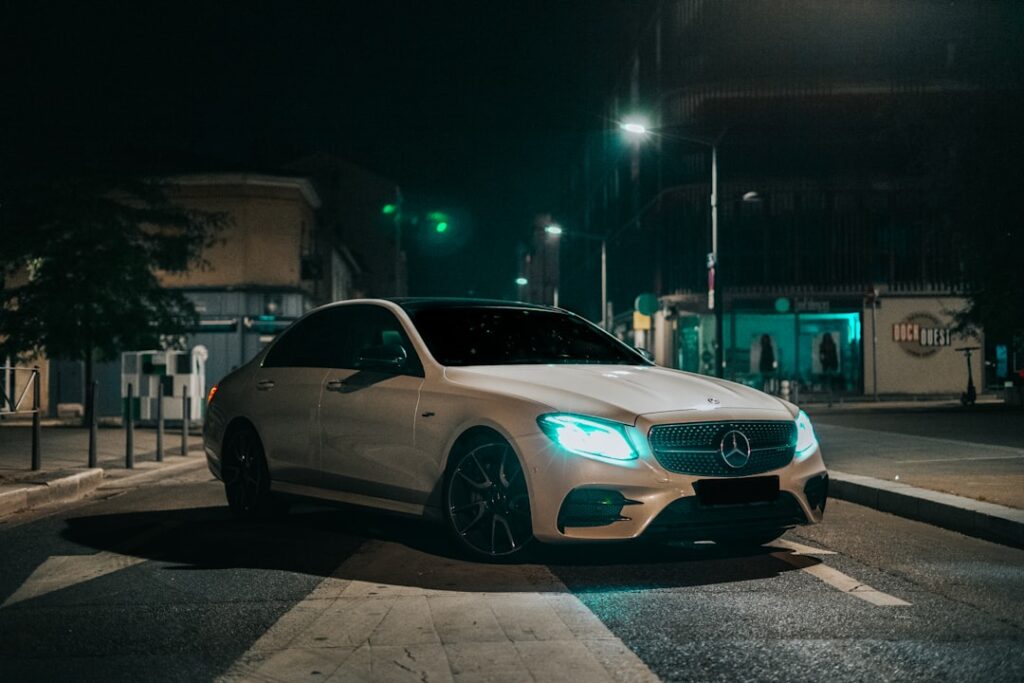 White 2023 Mercedes-Benz C300 AMG Line Sedan Photo 1