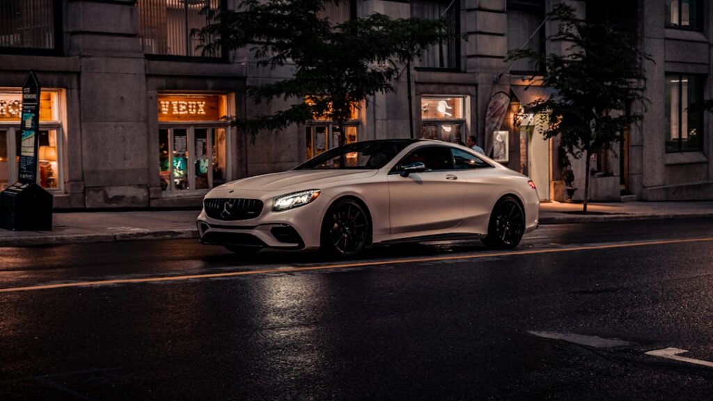 White 2023 Mercedes-Benz C300 AMG Line Sedan Photo 4