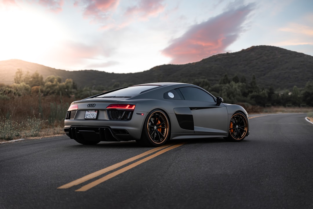 Grey 2023 Audi R8 V10 Performance Quattro Photo 1