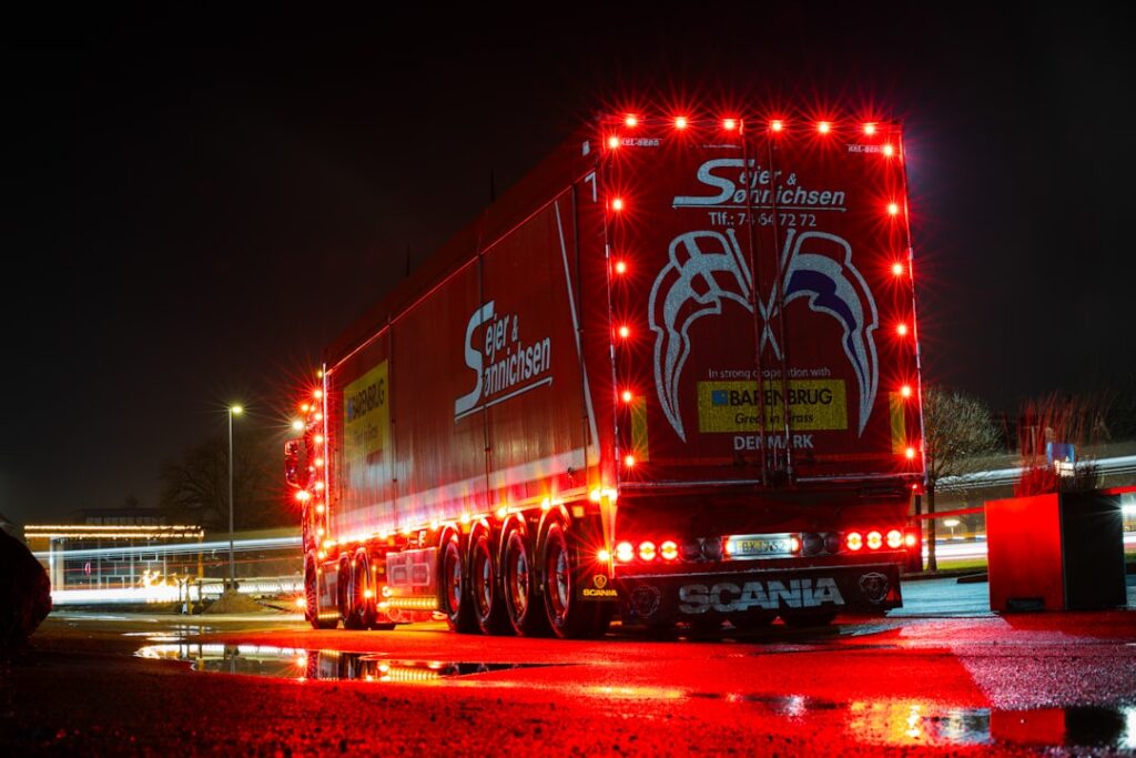 Red 2024 Scania R500 V8 Heavy Duty Tractor Truck Photo 3