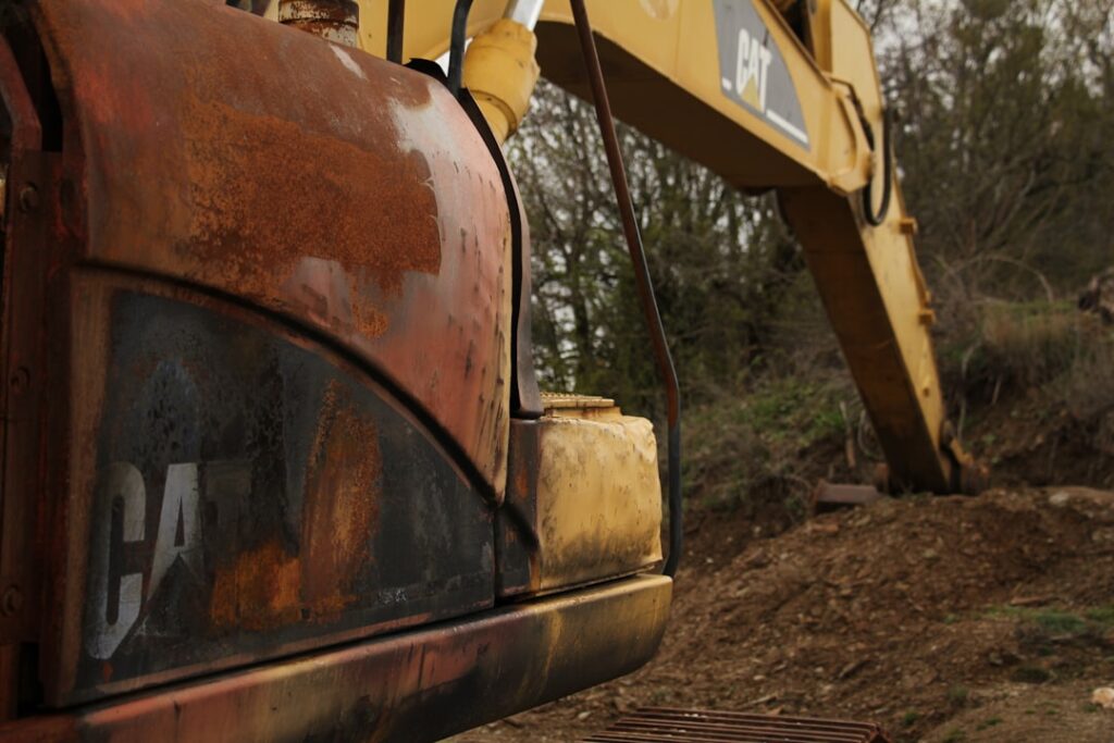 Yellow 2024 Caterpillar 320 Next Gen Heavy Excavator Photo 5
